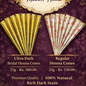 Natural organic henna