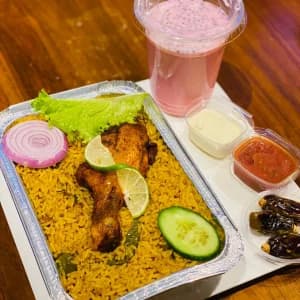 Iftar Pack - Kabsa with Al Faham Chicken