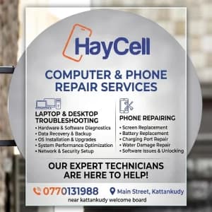 Desktop & Laptop Troubleshooting, Mobile Repairing