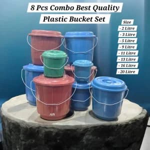 Plastic bucket item available
