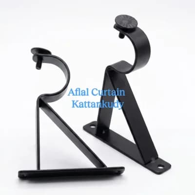 Curtain Round Bar Steel Brackets