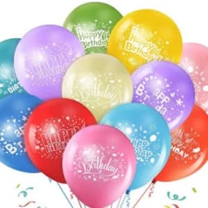 Birthday balloons