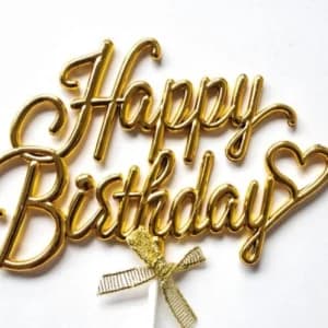 Birthday toppers