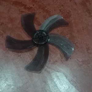 Table fan blade 5 wings Black - table fan spare pa
