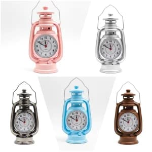 Table Alarm Clock-Vintage Lamp